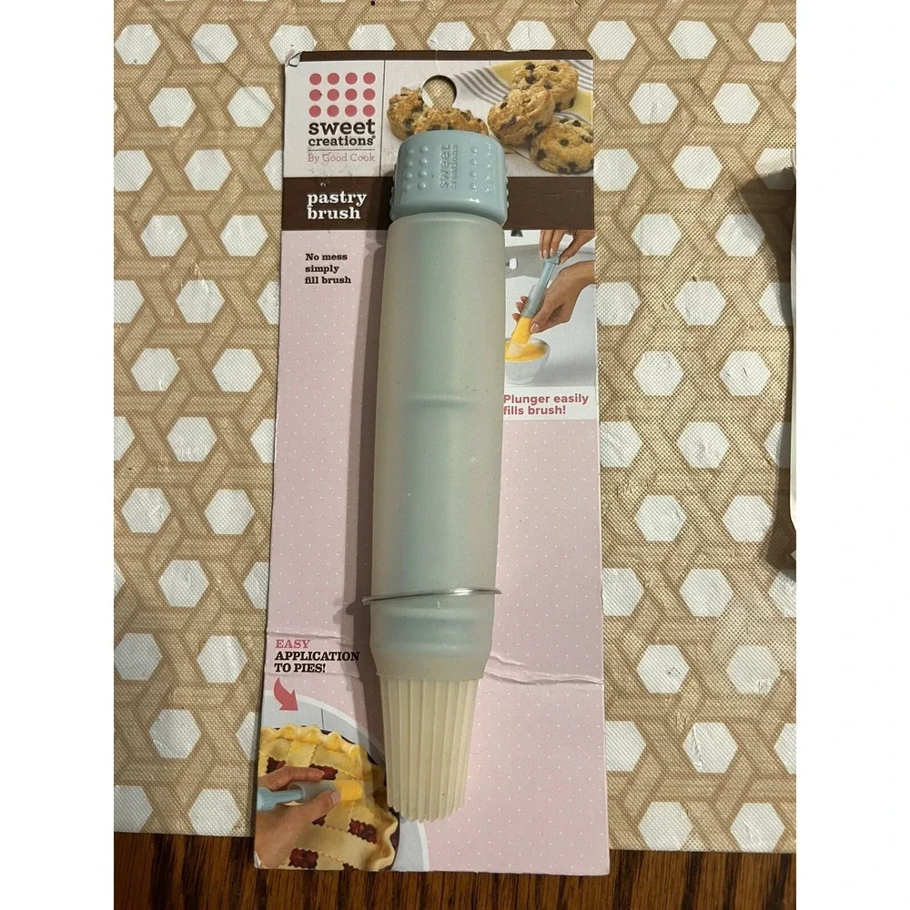 Sweet Creations by Good Cook‎ Silicone Pastry Brush  with Plunger